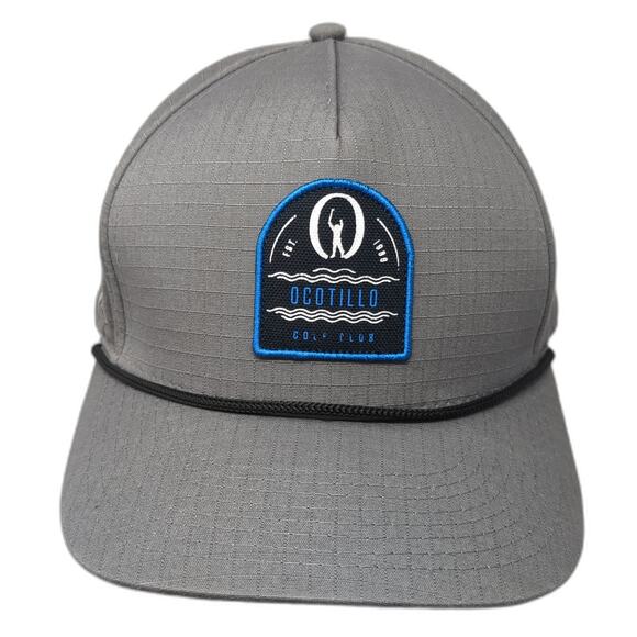 Ocotillo Golf Club Snapback 5 Panel Cap Gray One Size Adjustable Rope Pukka - Picture 1 of 10